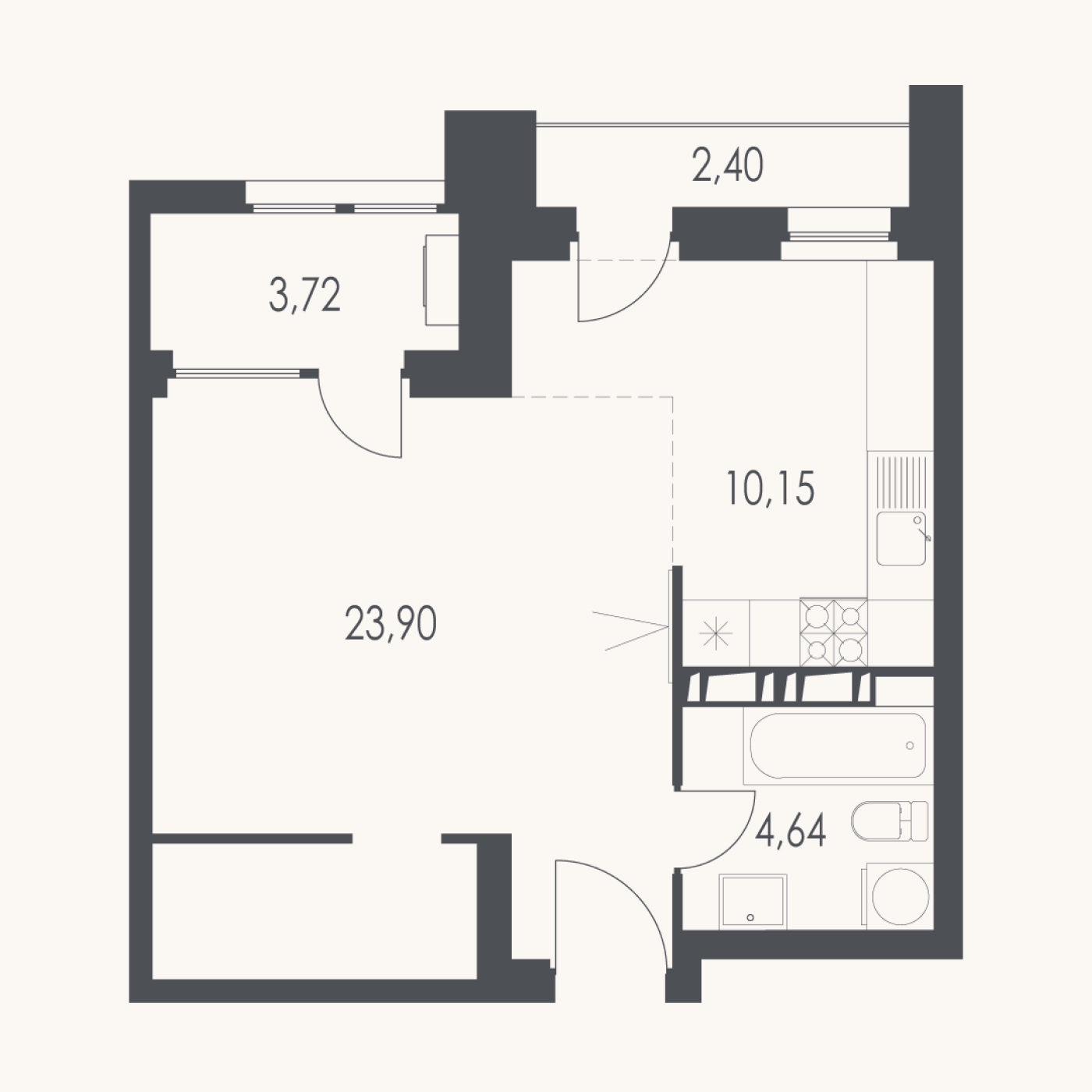 1-комнатные